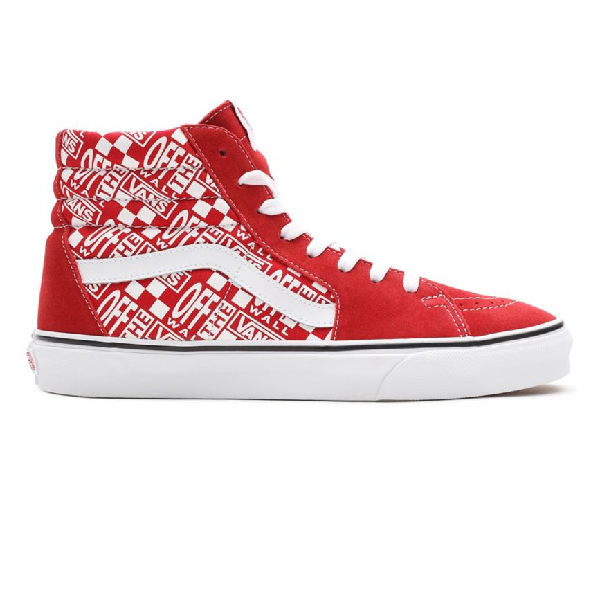 Vans Off The Wall SK8-Hi Obuca Црвени | VN215R7OH89