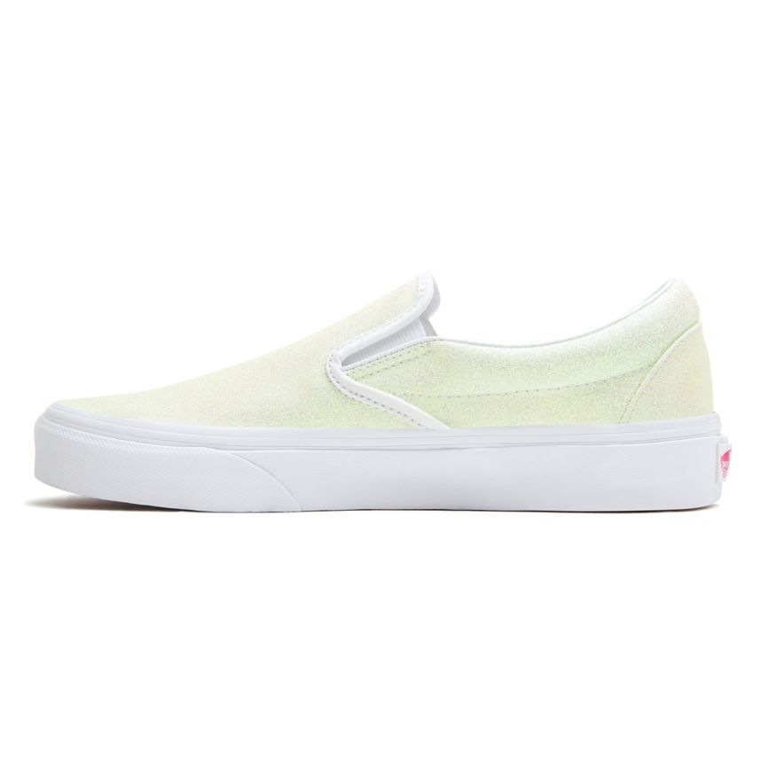 Vans UV Glitter Classic Slip-On Obuca Бео | VN398F0PD08